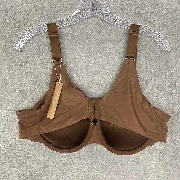 SKIMS Bra 40C Brown Smoothing Intimates Full Coverage Lightly Lined Jasper - Picture 2 of 6